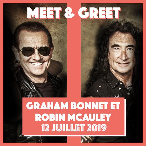 Jeu Concours Meet & Greet : Graham Bonnet et Robin McAuley