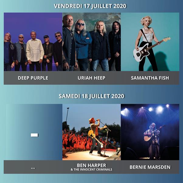 Ben Harper, Uriah Heep... La suite de la programmation 2020 !